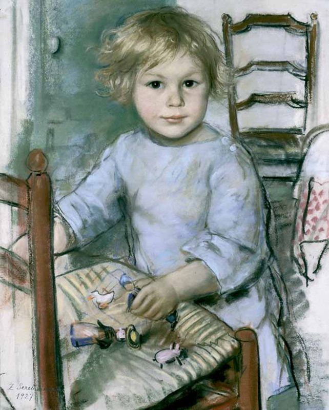 Зинаида Серебрякова. Портрет Святослава Прокофьева. 1927