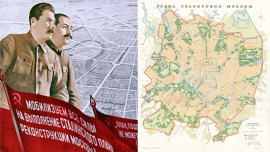 Водная феерия: вспоминаем сталинский план реконструкции Москвы