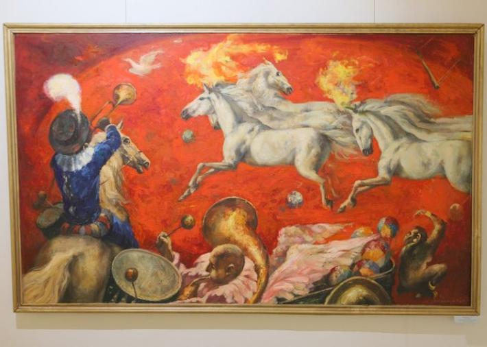 В Красноярске проходит выставка работ художника Александра Волокитина