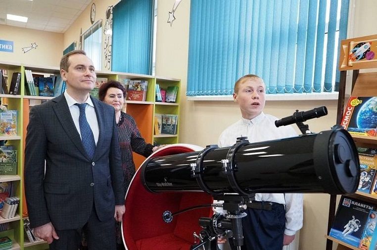 В Мордовии открылась детская библиотека с собственной обсерваторией