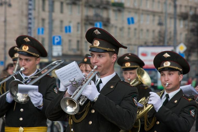 Выступление оркестра Военного университета имени Александра Невского прошло в Москве