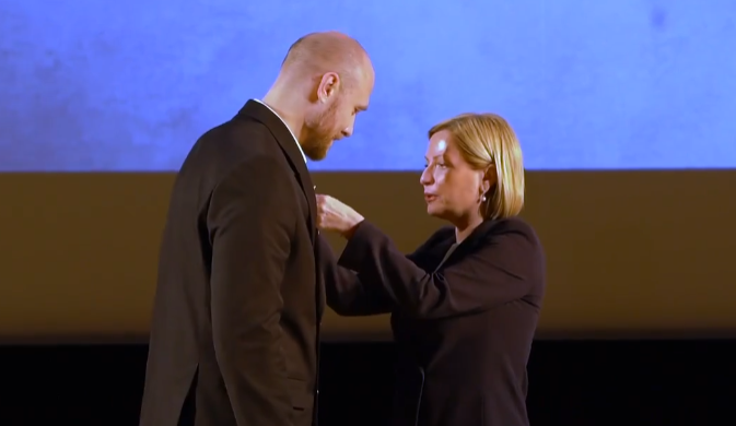 Ольга Любимова вручила медали Александра Твардовского 