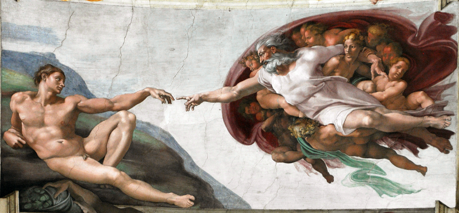 Таинственное искусство: «Сотворение Адама» Микеланджело