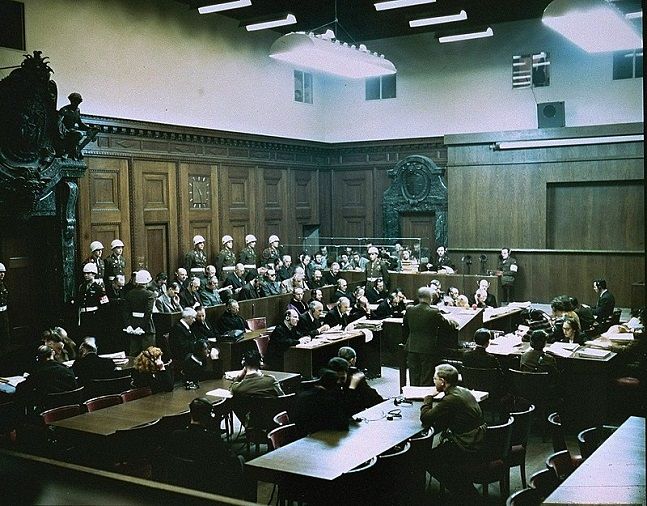 В Москве показывают рисунки с Нюрнбергского трибунала