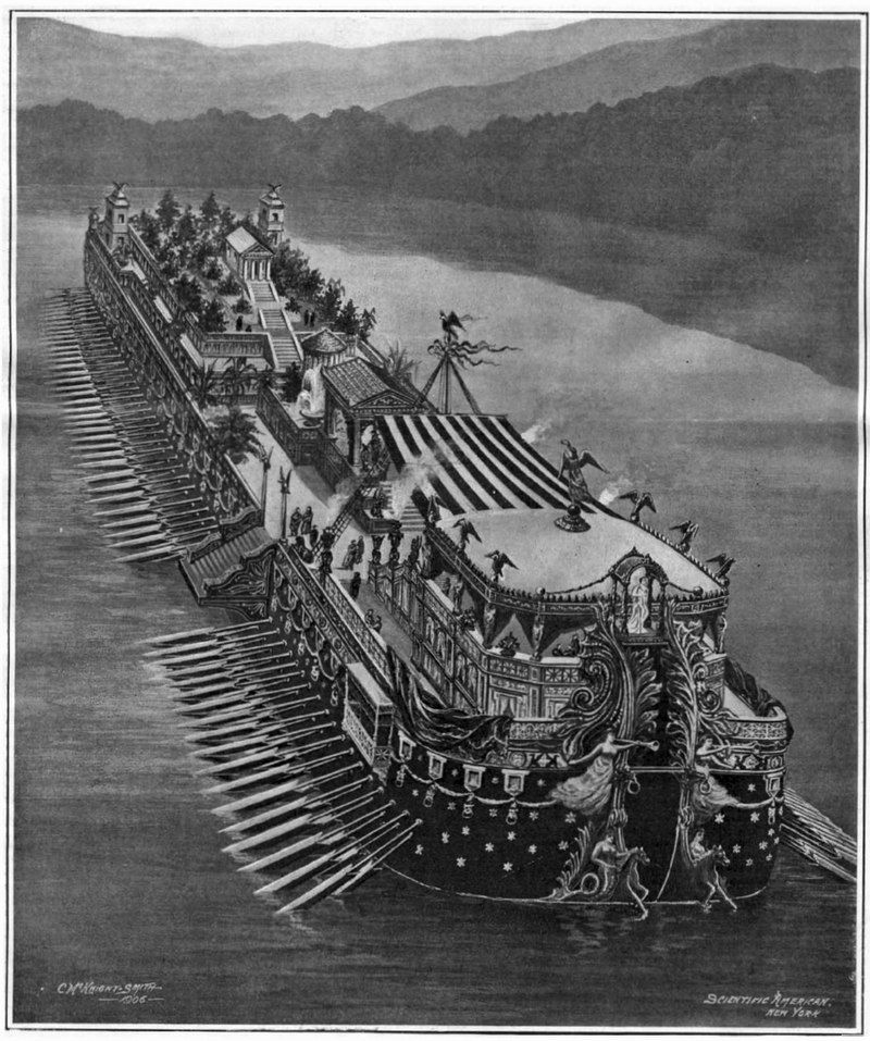 Загадка гигантских кораблей Калигулы