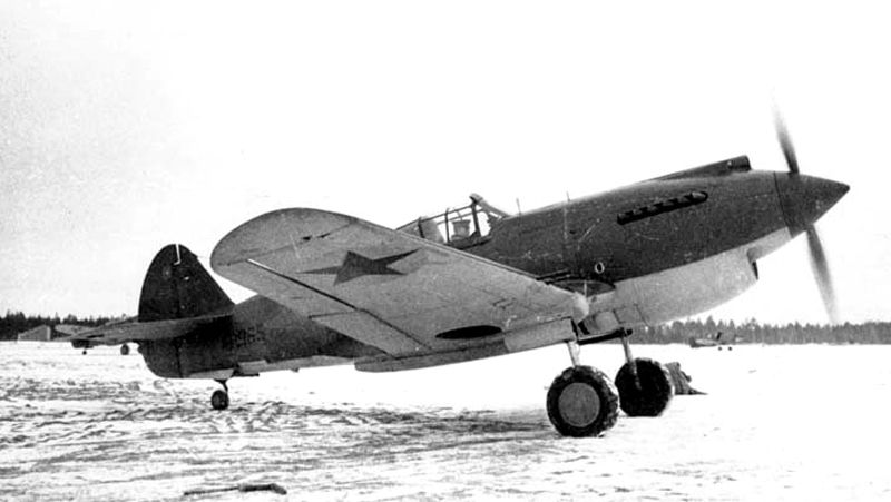 Tomahawk II (AH965) 126ИАП лейтенанта С.Г. Ридного, Московская обл., декабрь 1941