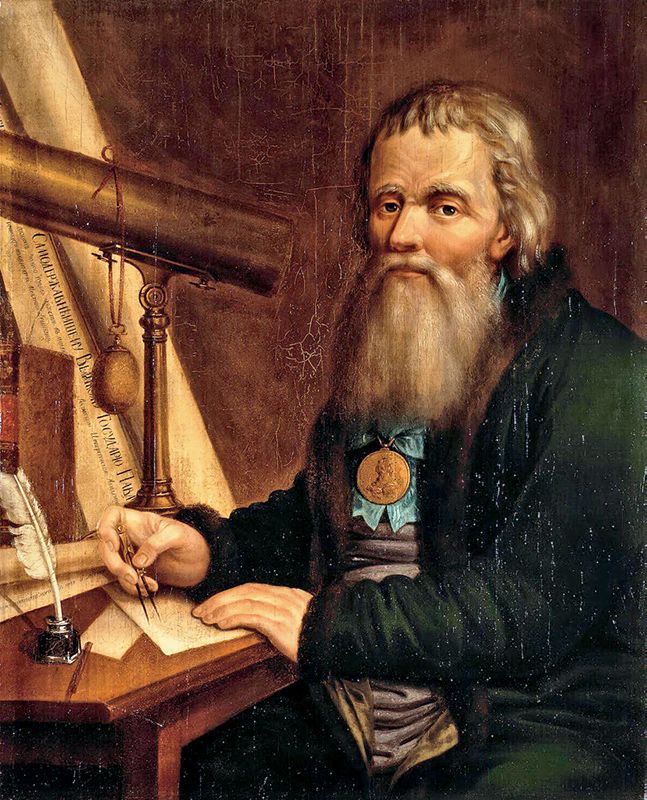 П. Веденецкий. «Портрет И.П. Кулибина». 1818