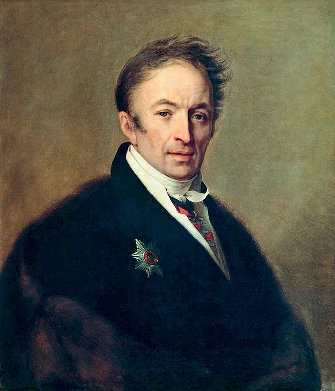 А. Венецианов. «Портрет Н.М. Карамзина». 1828