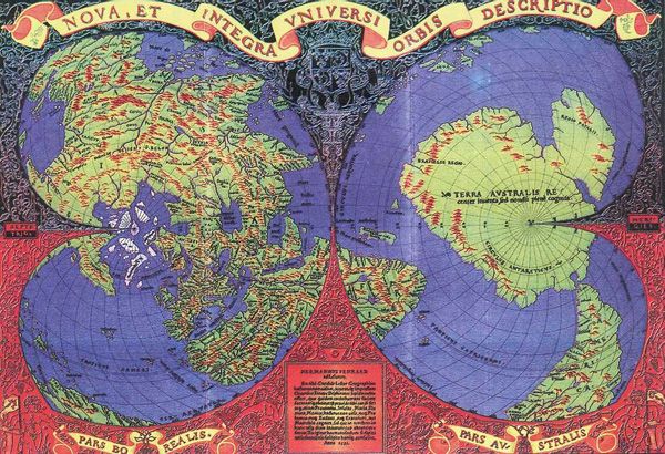 Карта Оронтеуса Финиуса, 1531 год