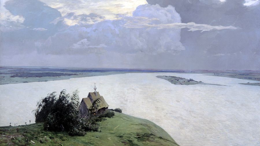 Исаак Левитан "Над вечным покоем" Исаак Левитан "Над вечным покоем"