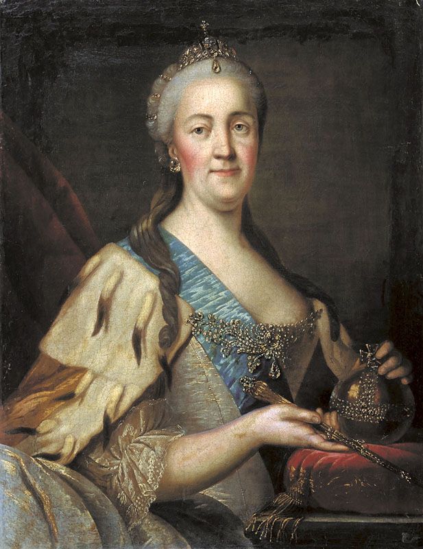 И. Саблуков. Портрет Екатерины II. 1770