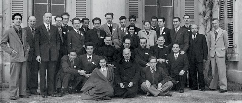 В. Зеньковский на встрече молодежи в Экуменическом институте в Боссэ. 1949