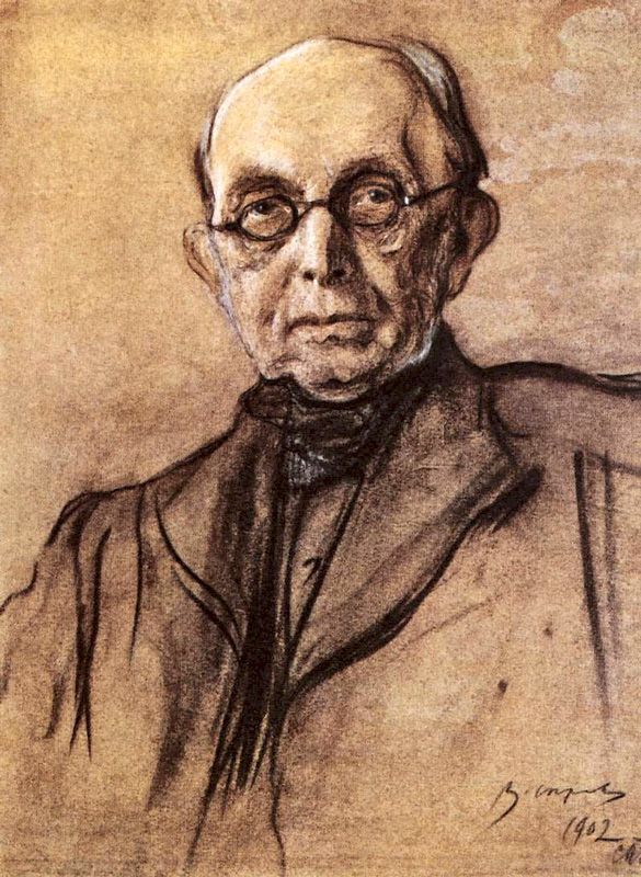 В. Серов. «Портрет К.П. Победоносцева». 1902