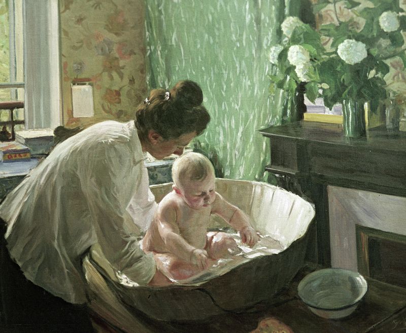 Б. Кустодиев. «Утро». 1904