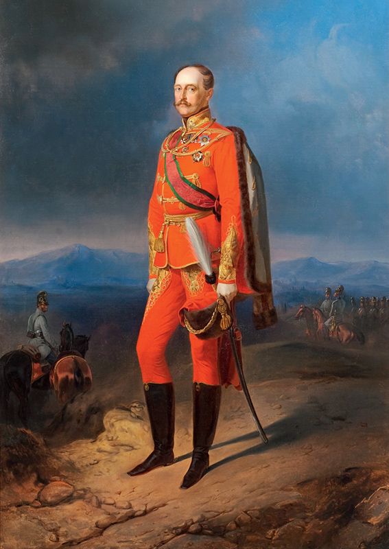 Неизвестный художник. «Портрет Императора Николая I». Конец 1840-х — начало 1850-х