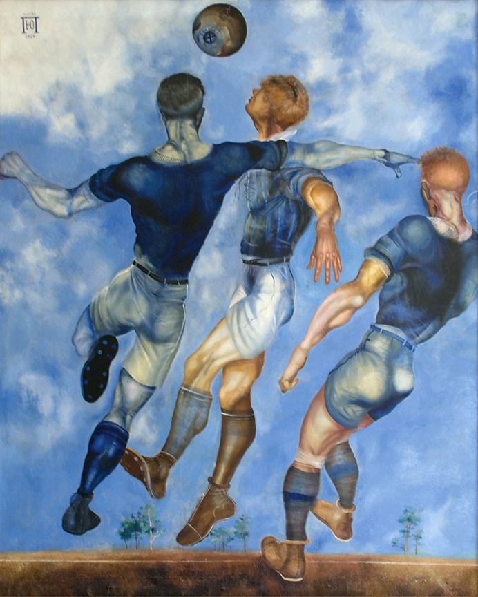 Ю. Пименов. «Футбол». 1926