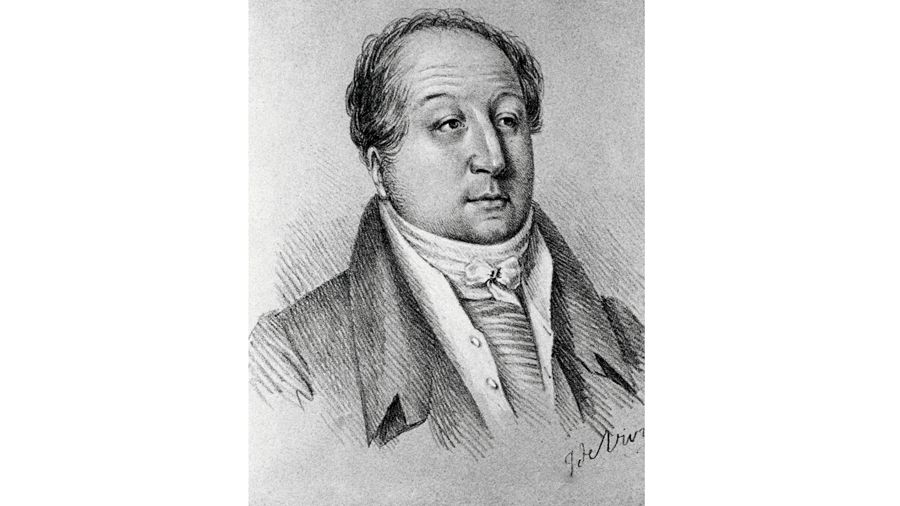 Вивьен де Шатобрен. «Портрет Василия Львовича Пушкина». 1823