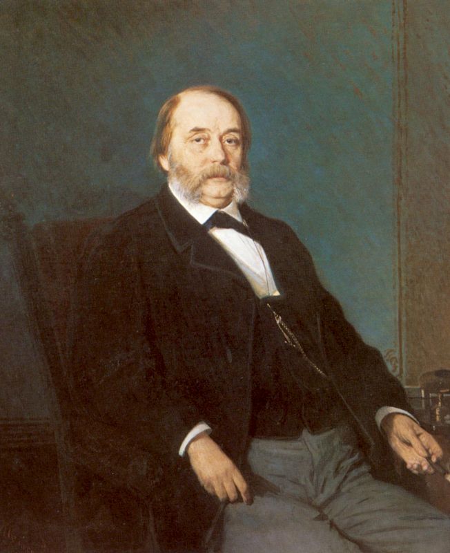 И. Крамской. «Портрет И.А. Гончарова». 1874