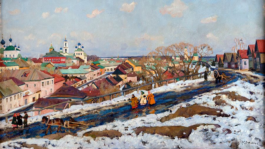 Константин Юон, «Торжок. Зима» Константин Юон, «Торжок. Зима»