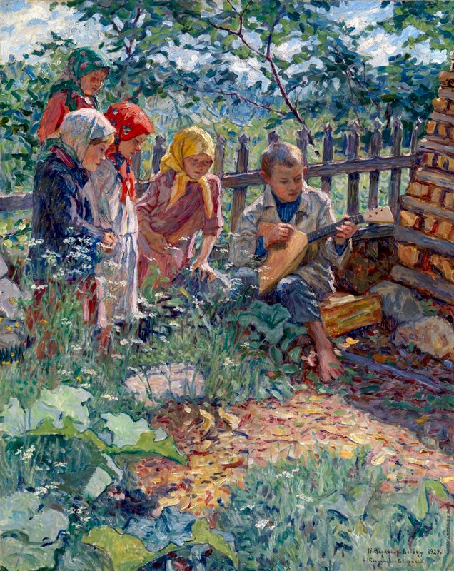 Н. Богданов-Бельский. «Виртуоз». 1891