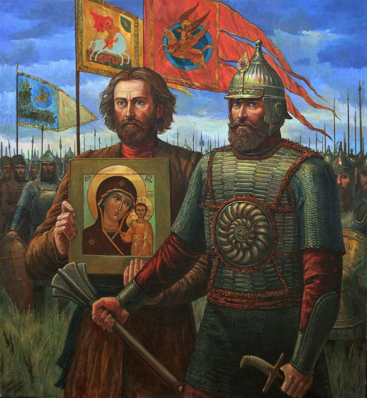 Ф. Москвитин. «Гражданин Кузьма Минин и князь Дмитрий Пожарский. 1612 год». 2009