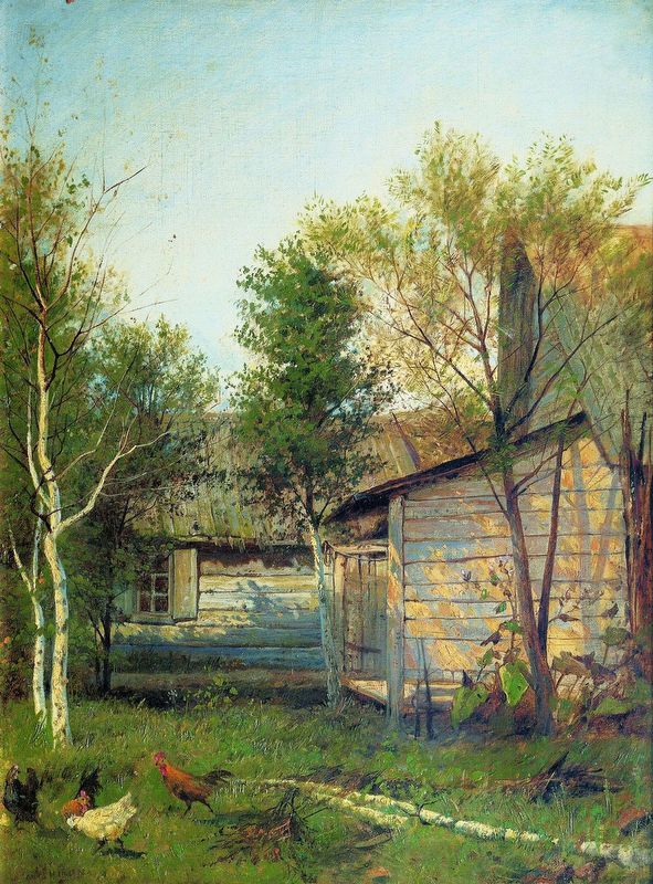 И. Левитан. «Солнечный день. Весна». 1876–1877