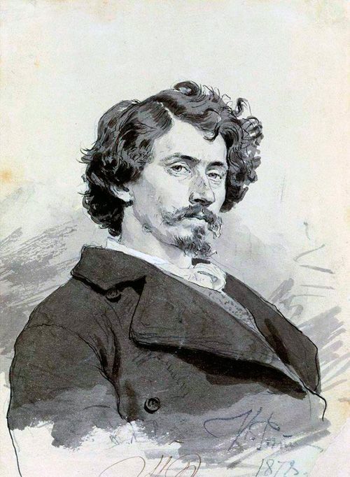 Автопортрет И.Е. Репина, 1878