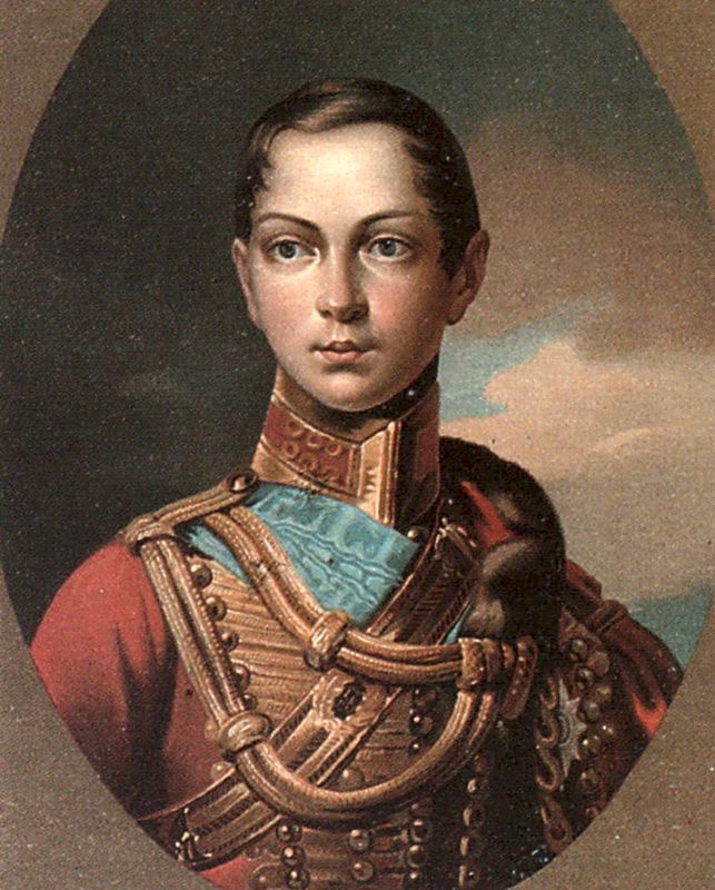 Ф. Крюгер. «Портрет Великого князя Александра Николаевича». 1833