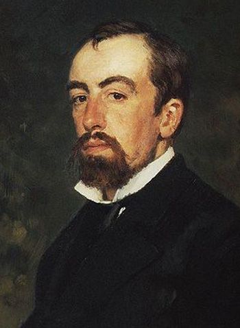 В. Д. Поленов. Портрет работы И. Репина (1877)