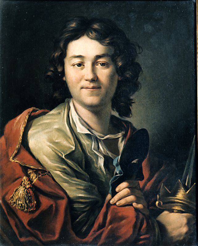 А. Лосенко. «Портрет актера Федора Григорьевича Волкова». 1763