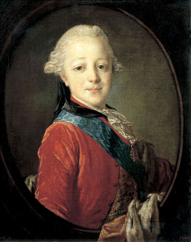 Ф. Рокотов. «Портрет Великого князя Павла Петровича в детстве». 1761
