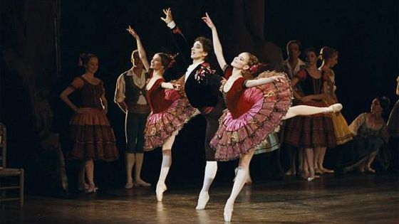 Сцена из балета «Пахита» 