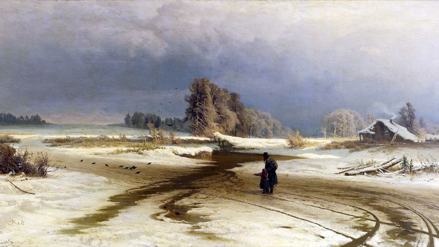 Федор Васильев. «Оттепель». 1871