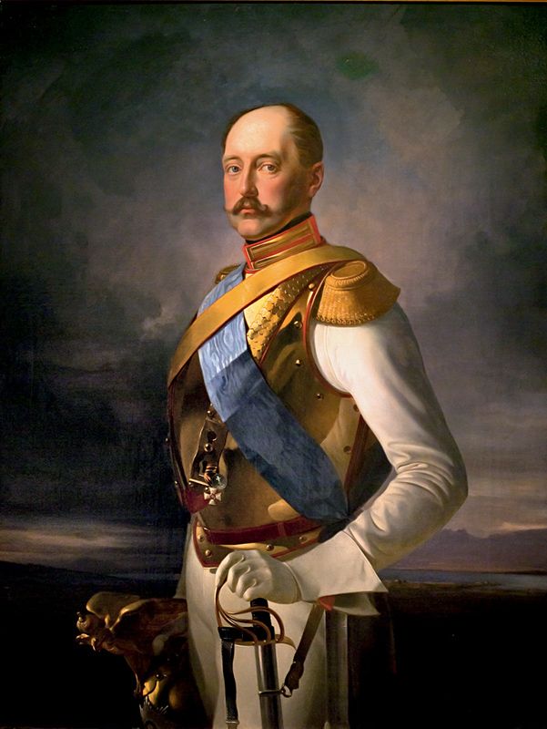 В. Сверчков. «Портрет Императора Николая I». 1856