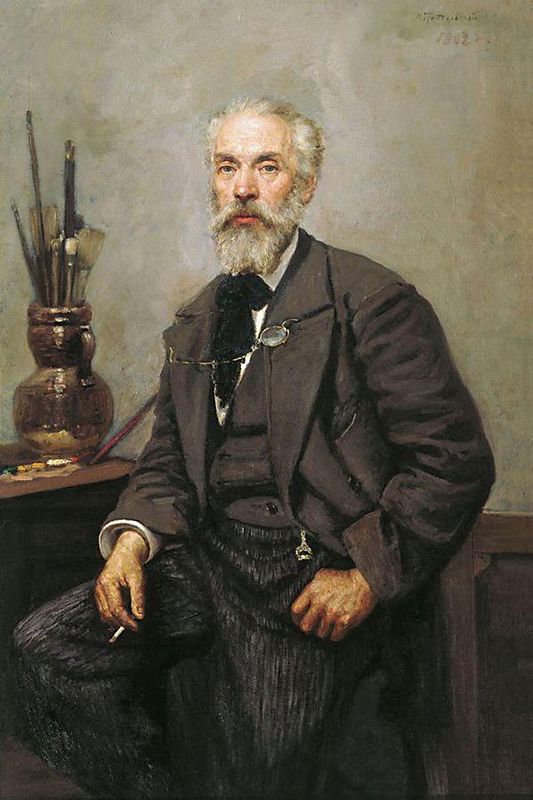 Н. Грандковский. «Портрет К. Савицкого». 1902