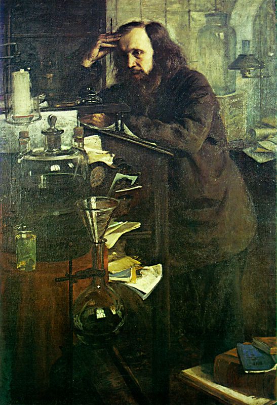 Н. Ярошенко. «Д.И. Менделеев». 1886