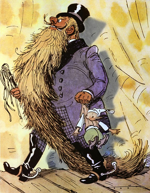 Илюстрация к сказке  А. Толстого «Золотой ключик, или Приключения Буратино»