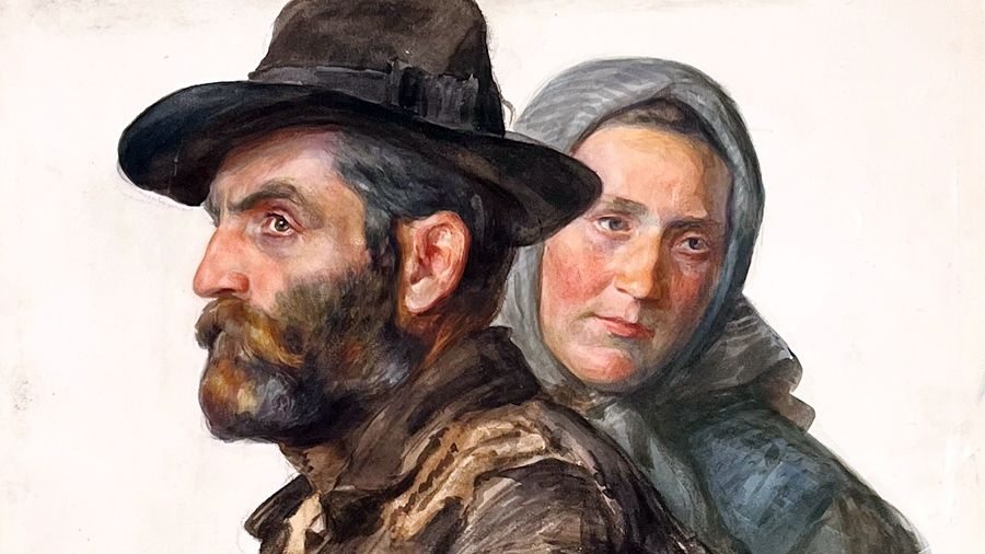 Николай Касаткин. «Рабочий и работница». 1920. Музей современной истории России/Представлено пресс-службой Музея русского импрессионизма