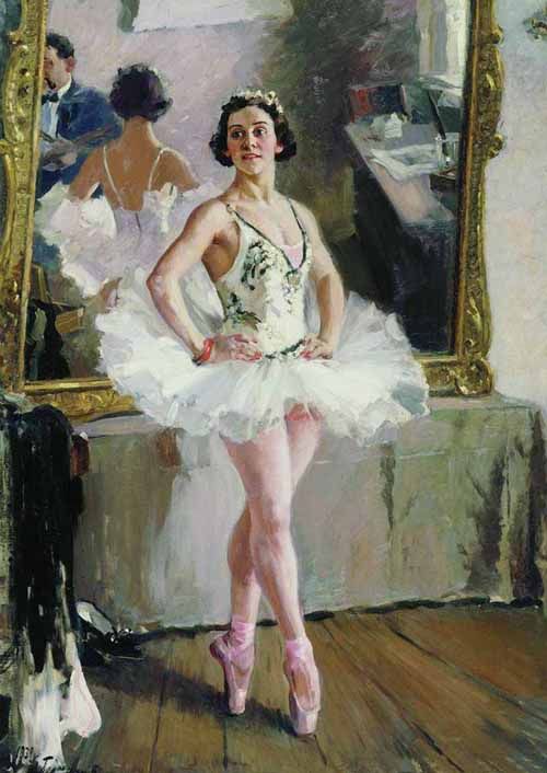 А. Герасимов. «Портрет балерины О.В. Лепешинской», 1939