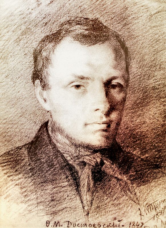 К. Трутовский «Портрет Ф. Достоевского». 1847
