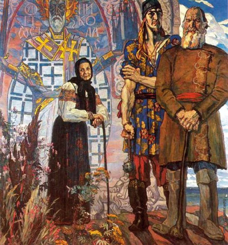 «Александр Невский». 1942–1943. Часть триптиха