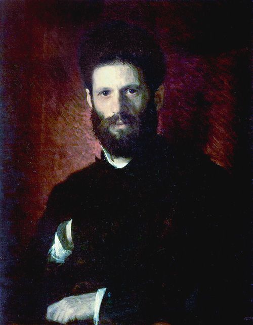 И. Крамской. «Портрет Марка Антокольского». 1876