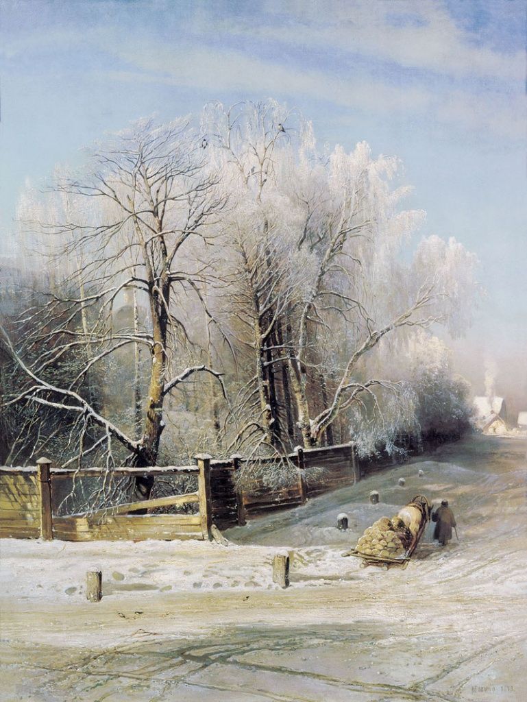 А. Саврасов. «Зимний пейзаж»