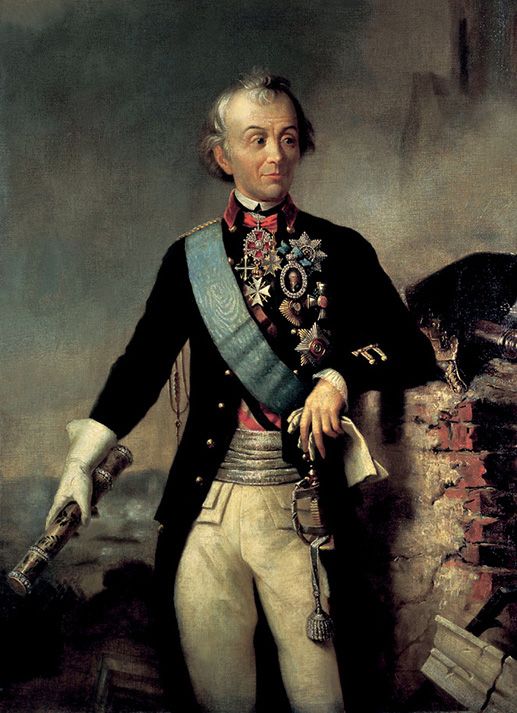 Н.-С. Фросте. «Портрет  А.В. Суворова». 1833–1834