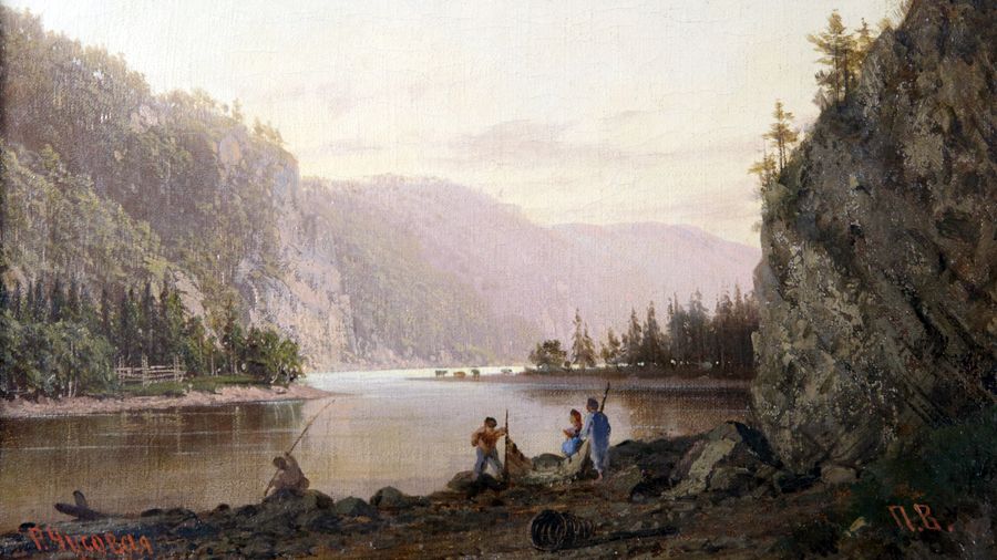 Петр Верещагин. «Река Чусовая». 1870-е