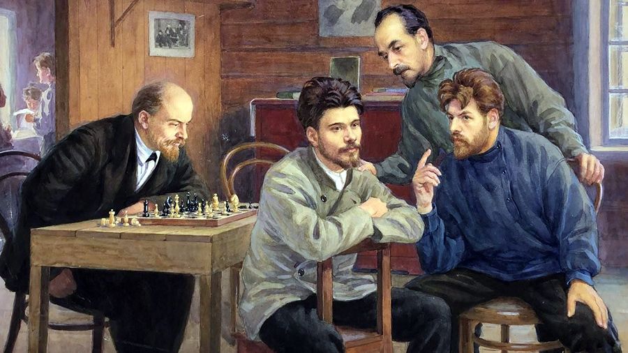 «Ленин играет в шахматы в селе Шушенском» «Ленин играет в шахматы в селе Шушенском»