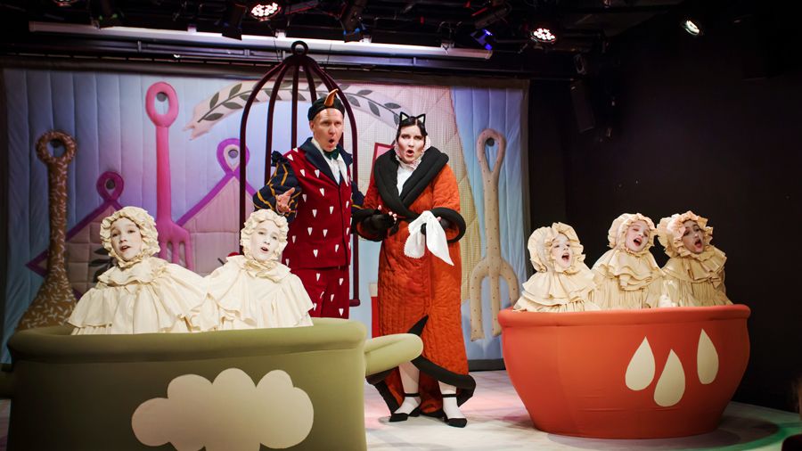 Спектакль «Про кашку, кошку и молоко»