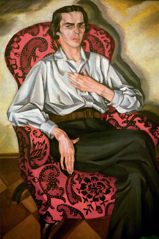 Портрет В. Ходасевича, выполненный его племянницей Валентиной