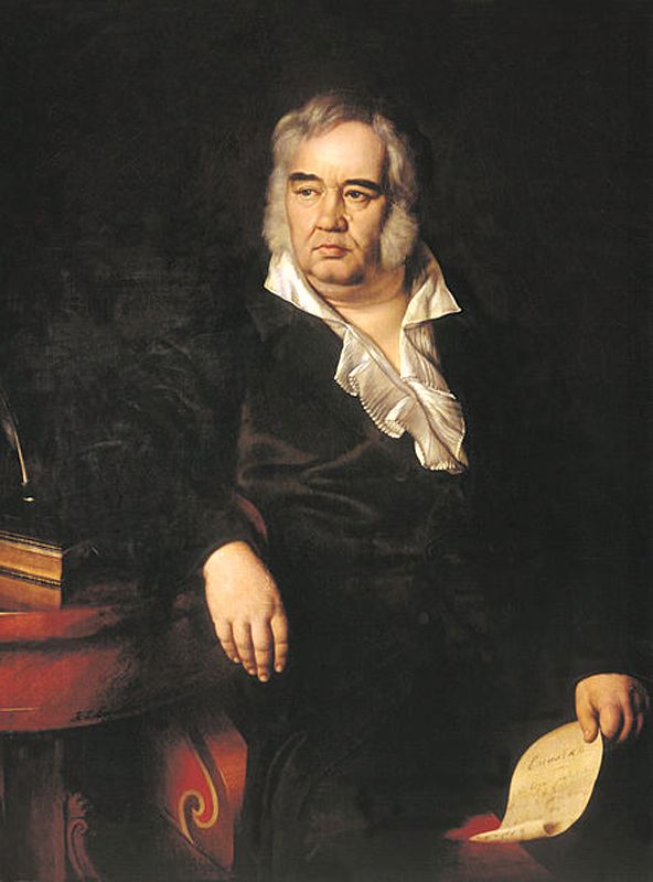 Иван Эггинк. «Портрет И.А. Крылова». 1834