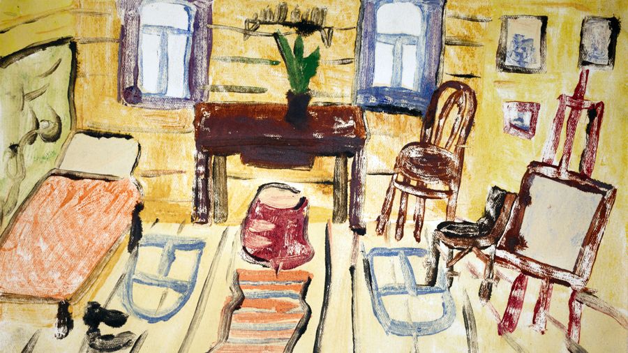 Владимир Немухин. «Прилуки. В большой комнате» (1956)